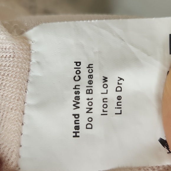 Lush Women's Cream/Black  V-Neck Trim Speckled Pattern Tunic Blouse Size S - Picture 10 of 15